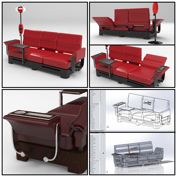 Jeep Overland Themed Adjustable Couch