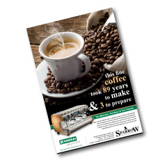 Sparrow Coffee Machines Supplier (Advertising Design, Dubai, UAE