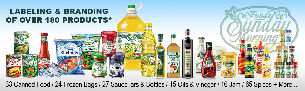 Sunday Morning Foods Products Line Up Sunday Morning Foods Products