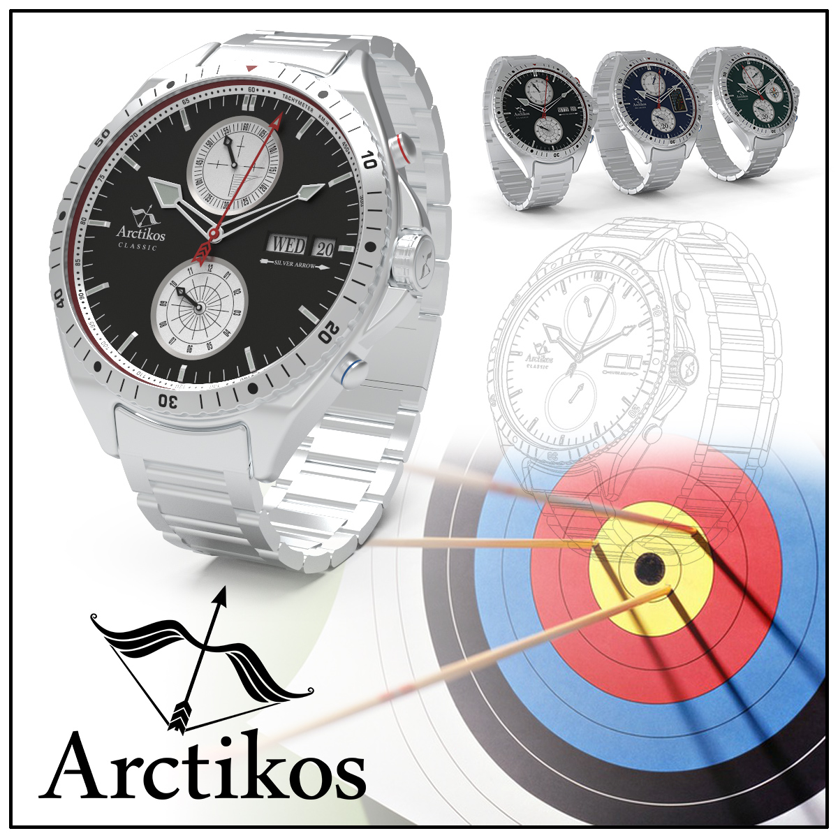 Arctikos Watches Branding