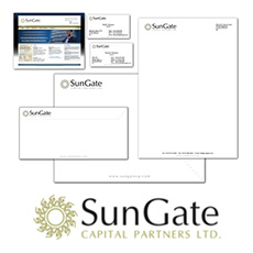 SunGate Stationery Design 