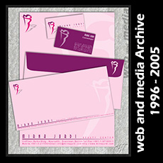 Mirna Jurdi Beauty Center Stationery Design (Beirut, Lebanon)