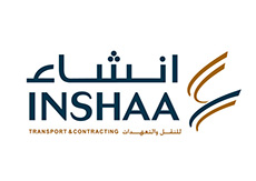 Inshaa Contracting and Transportation (logo design - Dubai, UAE)