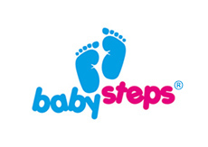 Brand logo: Baby Steps Children Clothes (Brand logo design - Dubai, UAE, Mumbai, India)